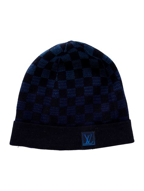 louis vuitton damier beanie replica|blue lv monogram beanie.